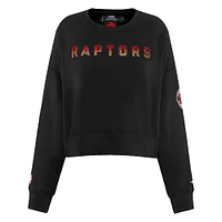 T-shirt noir Pro Standard pour femme avec logo des Toronto Raptors