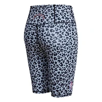 Women's Pro Standard Black Toronto Raptors Leopard Bike Shorts