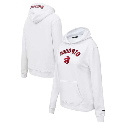 Classique Pro Standard des Raptors de Toronto pour femme - Blanc Chandail à capuchon