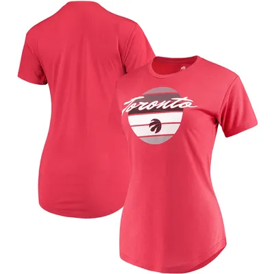 Toronto Raptors Sportiqe Women's Phoebe Super Soft Tri-Blend T-Shirt - Red