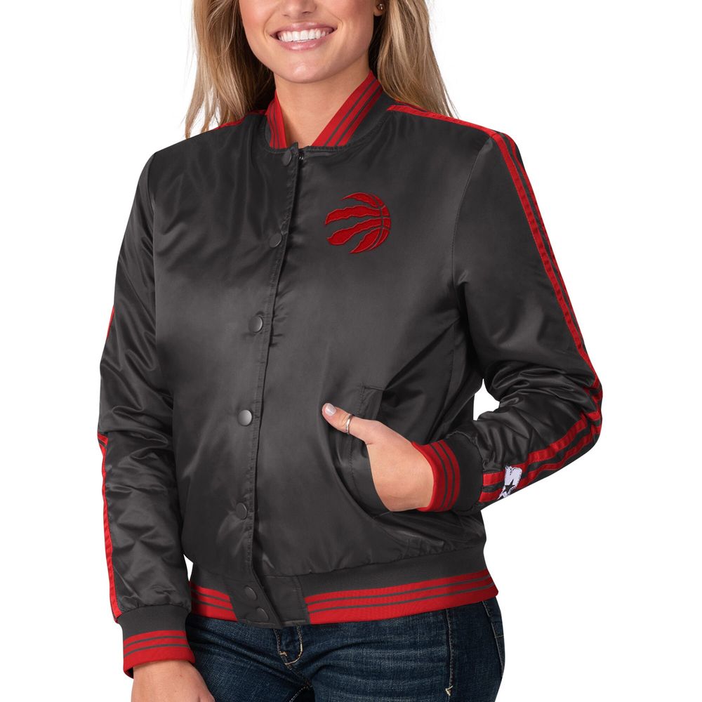 Kansas City Chiefs Starter Women's Varsity Lover Satin Full-Snap Jacket -  Red