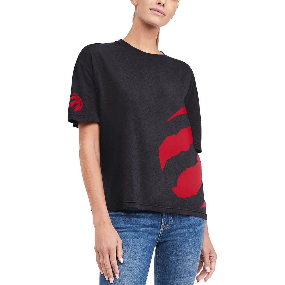 T-shirt Tommy Jeans Toronto Raptors Bianca pour femme, noir