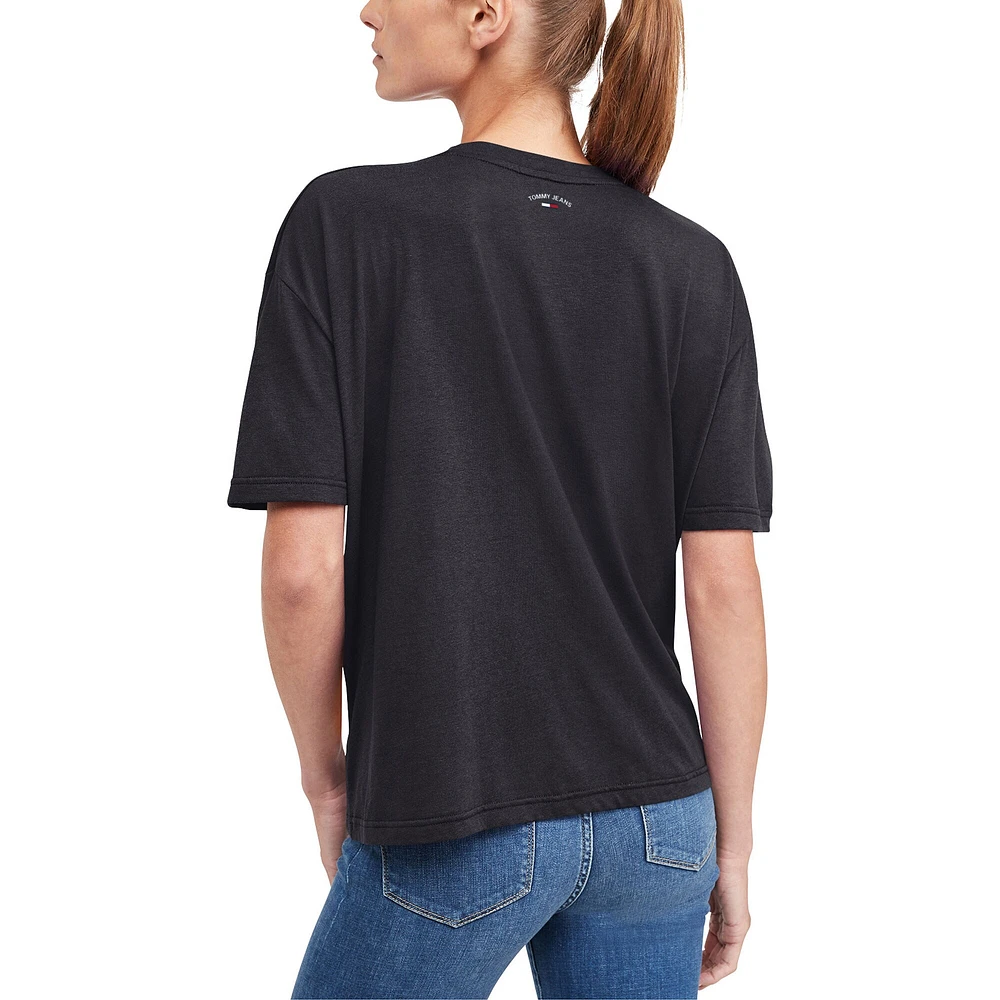 Women's Tommy Jeans Black Toronto Raptors Bianca - T-Shirt