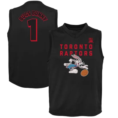 Toronto Raptors Youth Space Jam 2 Slam Dunk Mesh Tank Top - Black