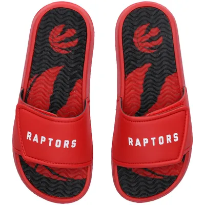 Toronto Raptors FOCO Youth Gel Slide Sandals