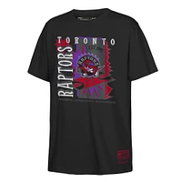 Youth Mitchell & Ness Black Toronto Raptors Retro '90s Poster T-Shirt