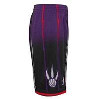 Youth Mitchell & Ness Purple/Black Toronto Raptors 1998/99 Hardwood Classics Fadeaway Reload 3.0 Swingman Shorts