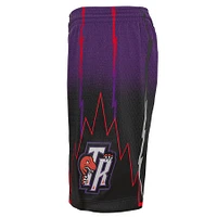 Youth Mitchell & Ness Purple/Black Toronto Raptors 1998/99 Hardwood Classics Fadeaway Reload 3.0 Swingman Shorts