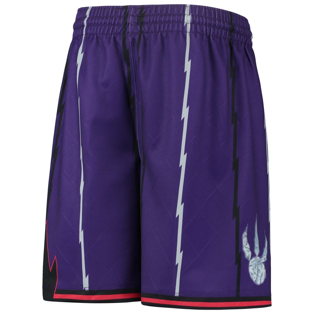 Youth Mitchell & Ness Purple Toronto Raptors 1998 Hardwood Classics 75th Anniversary Swingman Shorts