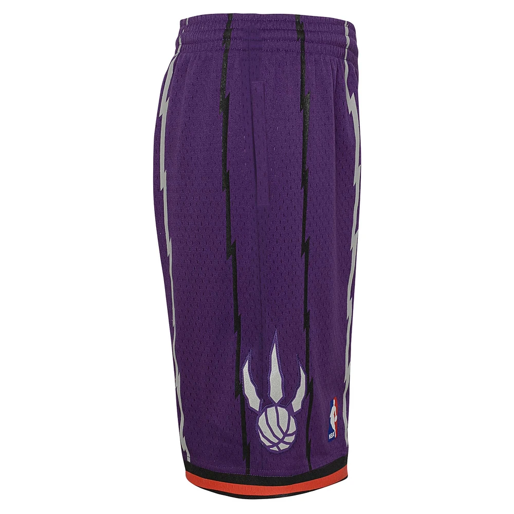 Mitchell & Ness Violet Toronto Raptors Hardwood Classics Swingman Short