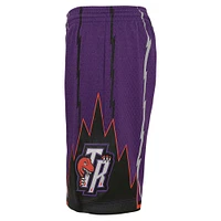 Youth Mitchell & Ness Purple Toronto Raptors Hardwood Classics Swingman Shorts