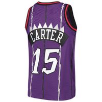 Youth Mitchell & Ness Vince Carter Purple Toronto Raptors 1998/99 Hardwood Classics Swingman Throwback Jersey