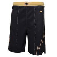 Youth Nike Black Toronto Raptors 2021/22 City Edition Courtside Swingman Shorts