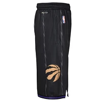 Short de performance Nike noir Toronto Raptors City Edition Swingman pour jeune garçon 2024/25