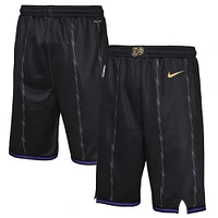 Short de performance Nike noir Toronto Raptors City Edition Swingman pour jeune garçon 2024/25