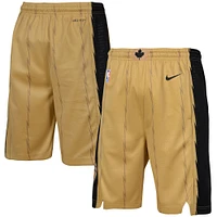 Youth Nike Gold Toronto Raptors 2023/24 City Edition Swingman Performance Shorts