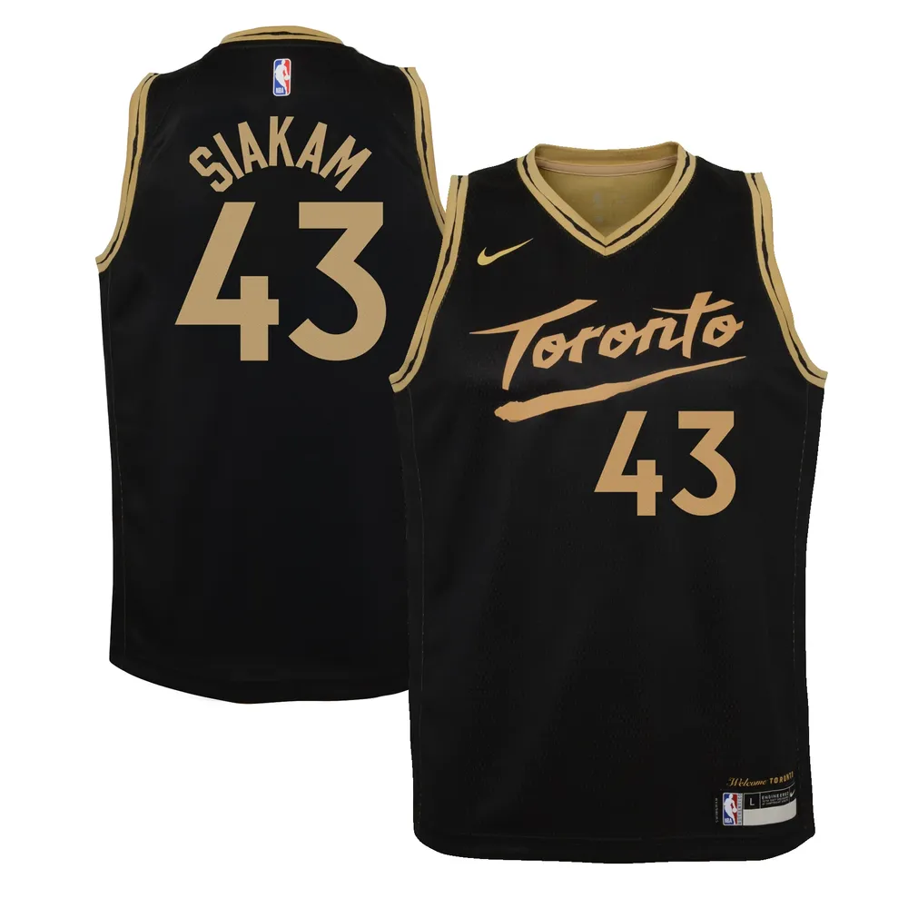 Nike Men's Nike Pascal Siakam Black Toronto Raptors 2021/22 City