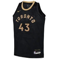 Youth Nike Pascal Siakam Black Toronto Raptors 2022/23 Swingman Jersey - City Edition