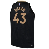 Youth Nike Pascal Siakam Black Toronto Raptors 2022/23 Swingman Jersey - City Edition