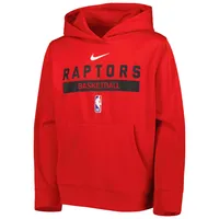 Youth Nike Red Toronto Raptors Spotlight Practice Performance Pullover Hoodie