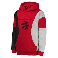 Sweat à capuche rouge pour jeunes Toronto Raptors Ace the Hole