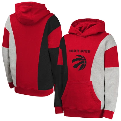 Sweat à capuche rouge pour jeunes Toronto Raptors Ace the Hole