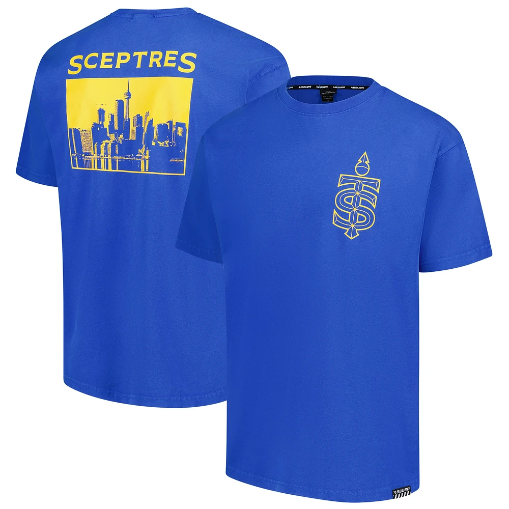 T-shirt unisexe bleu coupe carrée des Toronto Sceptres