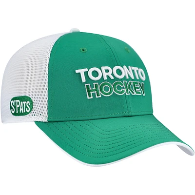 Casquette ajustable en maille arrière pour hommes Fanatics Kelly Green Toronto St. Pats