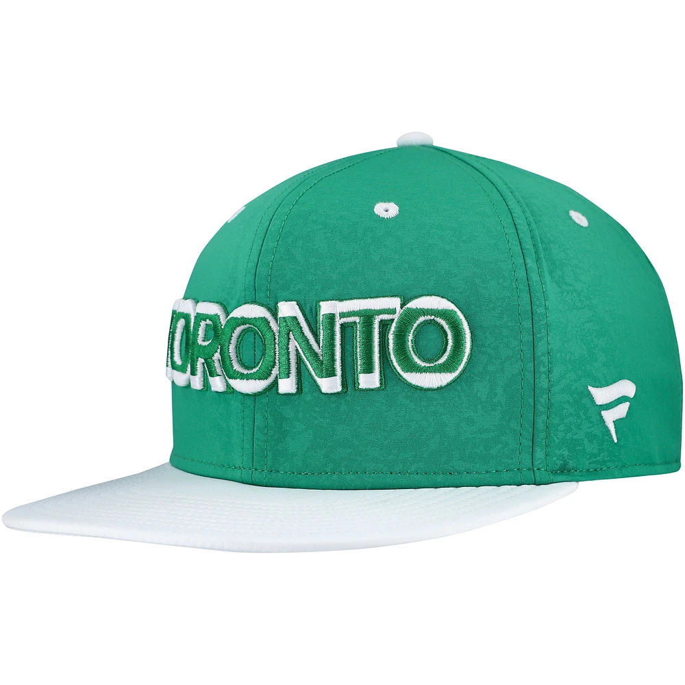 Men's Fanatics  Kelly Green Toronto St. Pats Alternate Logo Snapback Hat