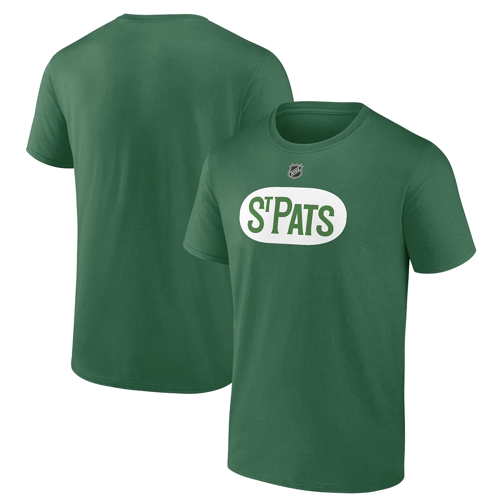 T-shirt graphique primaire vert Fanatics pour hommes des St. Pats de Toronto