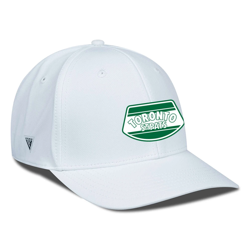Casquette Rise Skylight Flex blanche Toronto St. Pats pour homme de Levelwear
