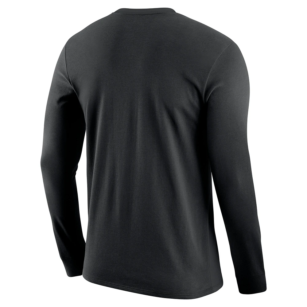 T-shirt à manches longues Nike Toronto Tempo noir pour homme