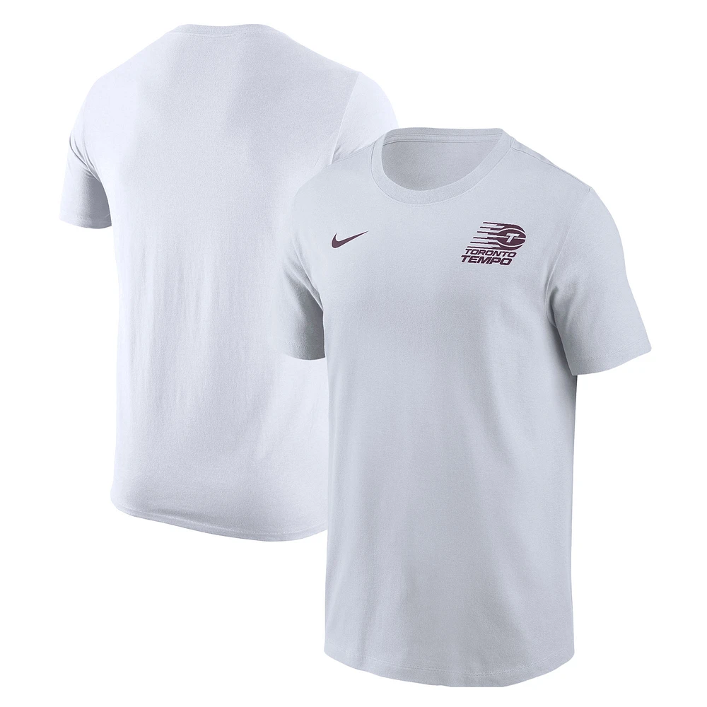 T-shirt Nike Toronto Tempo blanc pour homme