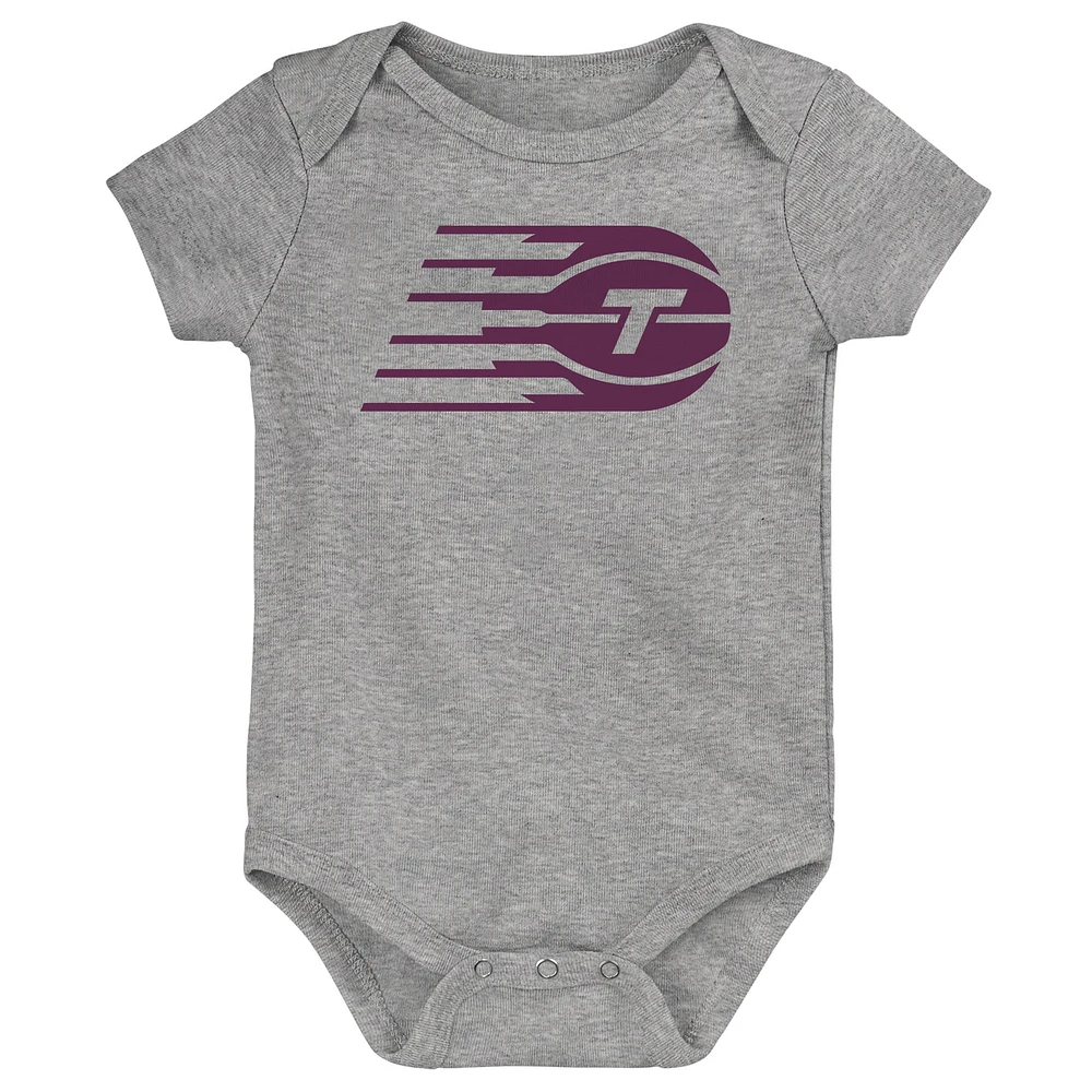 Newborn Heather Gray Toronto Tempo  Primary Icon Bodysuit