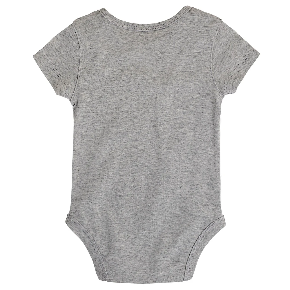 Newborn Heather Gray Toronto Tempo  Primary Icon Bodysuit