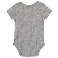 Newborn Heather Gray Toronto Tempo  Primary Icon Bodysuit