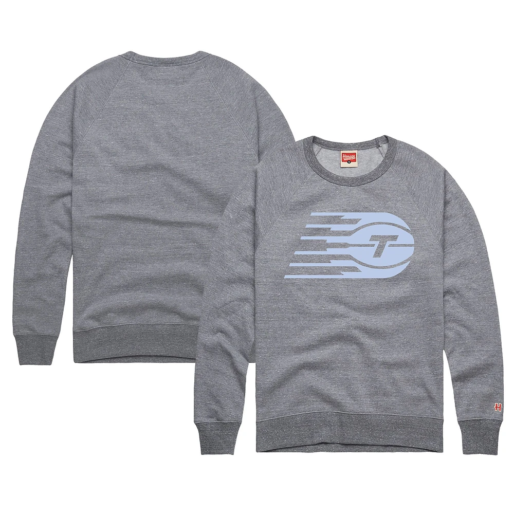 Sweat-shirt unisexe gris à trois mélanges avec logo Toronto Tempo