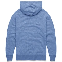 Unisex Homage  Light Blue Toronto Tempo Logo Tri-Blend Pullover Hoodie