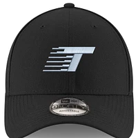 Unisex New Era Black Toronto Tempo Letter Logo 9FORTY Adjustable Hat