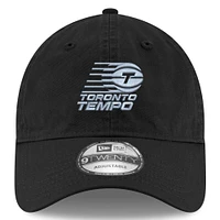 Casquette ajustable unisexe New Era Toronto Tempo Lock Up 9TWENTY noire