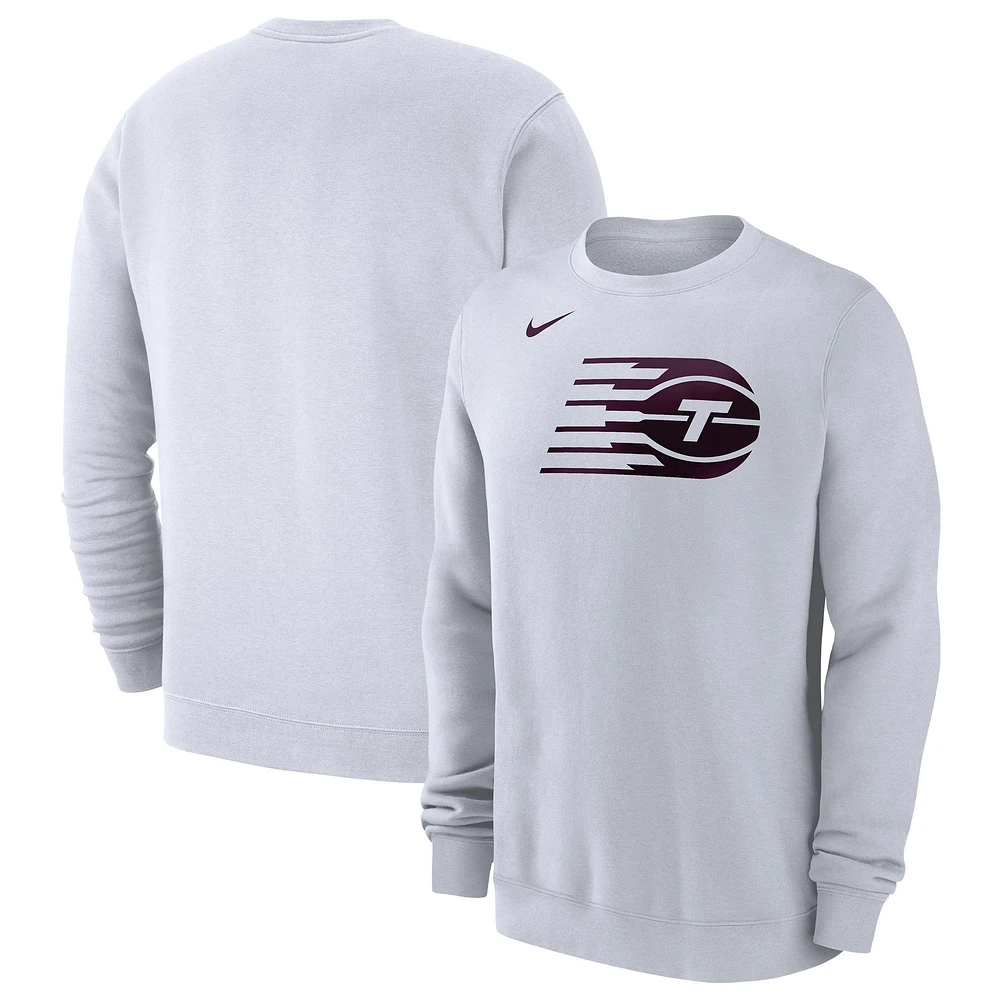 Sweat-shirt en polaire unisexe Nike Toronto Tempo Club blanc