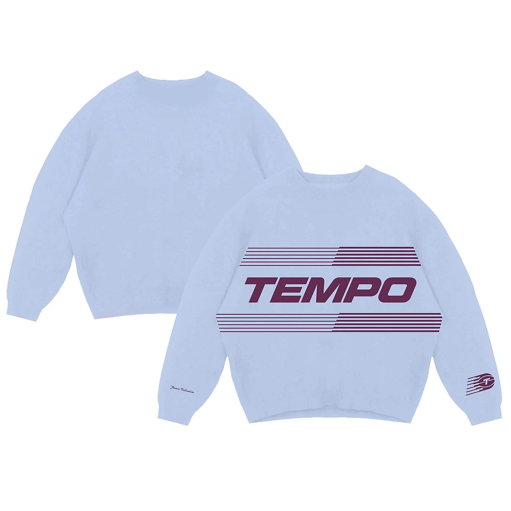 Unisex Peace Collective Light Blue Toronto Tempo Knit Sweater