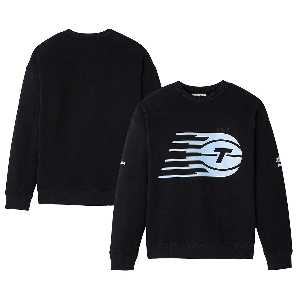 Unisex Roots Black Toronto Tempo Pullover Sweatshirt