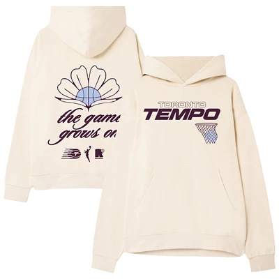 Unisex round21 Cream Toronto Tempo Launch Pullover Hoodie