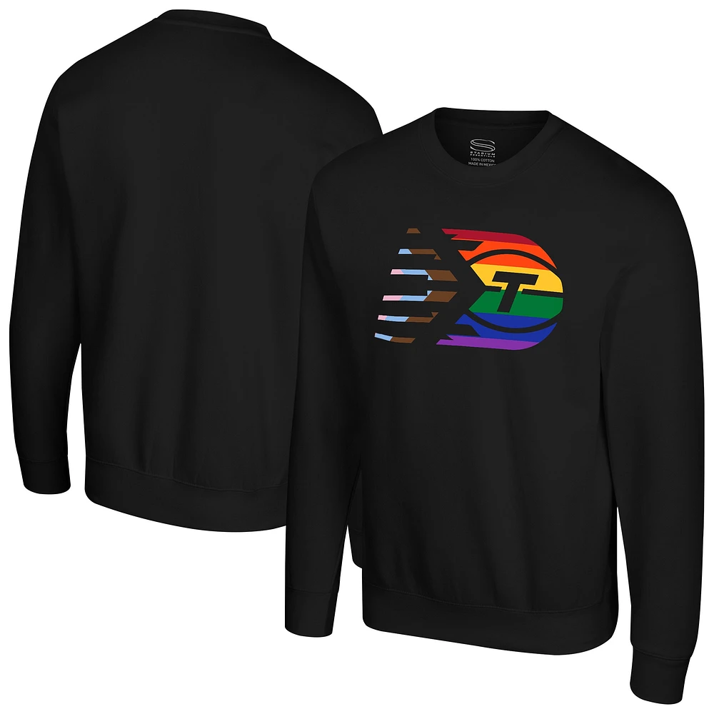 Sweat-shirt en molleton unisexe Stadium Essentials noir Toronto Tempo Origins Pride