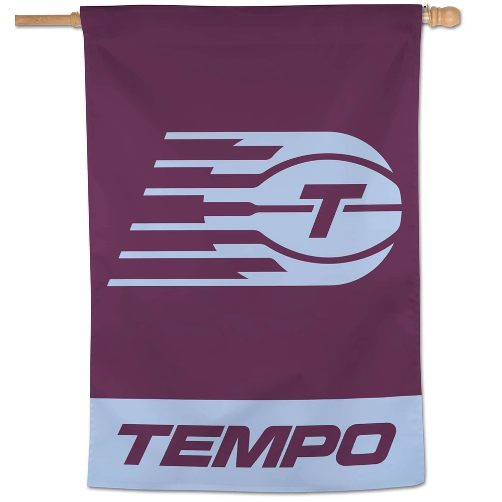 Bannière verticale simple face avec logo principal WinCraft Toronto Tempo 28" x 40"