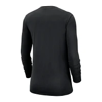 Women's Nike Black Toronto Tempo Long Sleeve T-Shirt