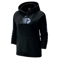 Women's Nike Black Toronto Tempo Varsity Fleece Pullover Hoodie