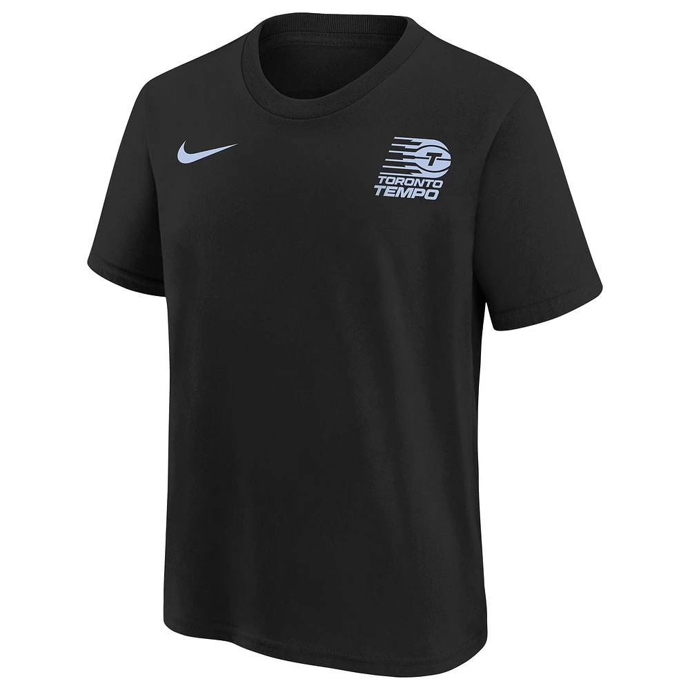 T-shirt noir Toronto Tempo pour jeunes Nike