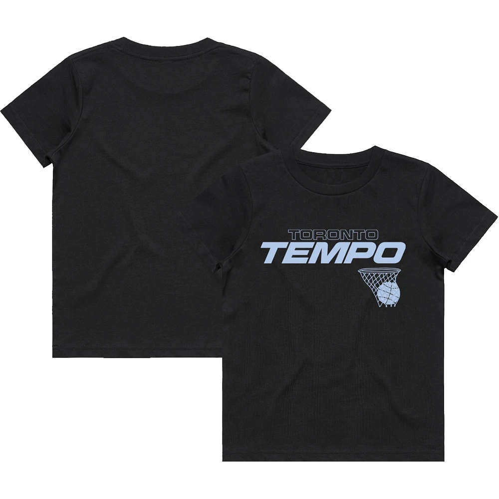 T-shirt noir Toronto Tempo pour jeunes round21